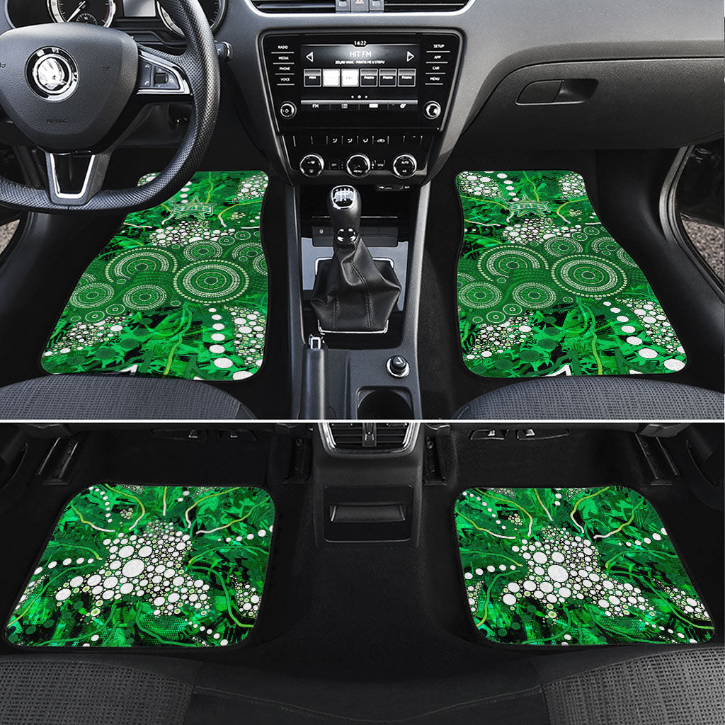 Melbourne Stars Car Mats Graffiti Urban Aboriginal Dot Abstract Design