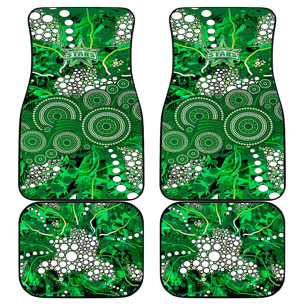 Melbourne Stars Car Mats Graffiti Urban Aboriginal Dot Abstract Design