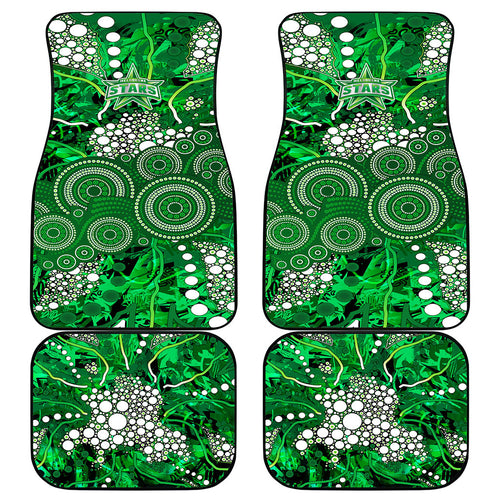 Melbourne Stars Car Mats Graffiti Urban Aboriginal Dot Abstract Design