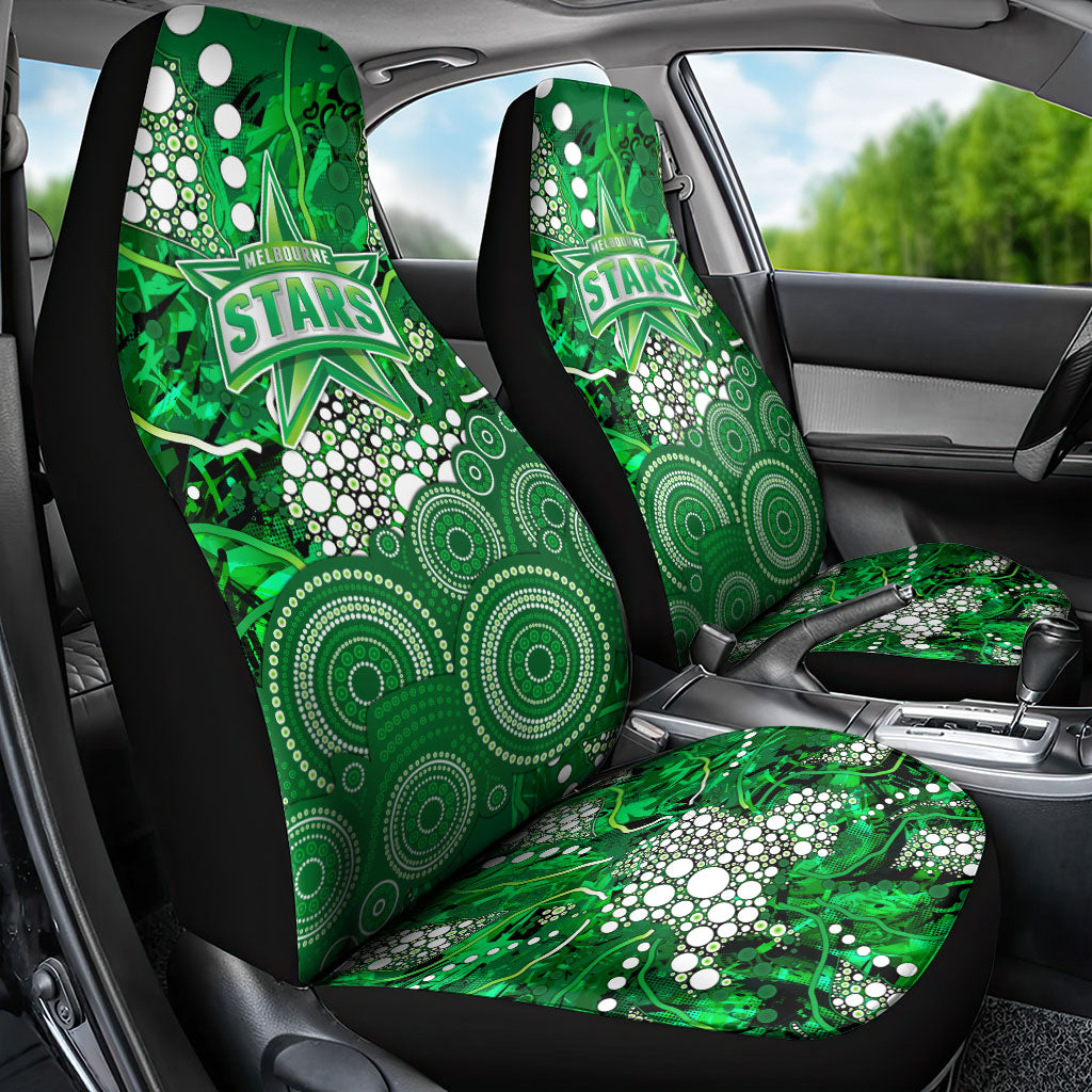 Melbourne Stars Car Seat Cover Graffiti Urban Aboriginal Dot Abstract Design