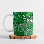 Melbourne Stars Ceramic Mug Graffiti Urban Aboriginal Dot Abstract Design