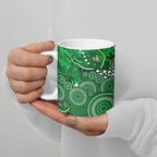 Melbourne Stars Ceramic Mug Graffiti Urban Aboriginal Dot Abstract Design