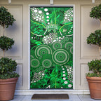 Melbourne Stars Door Cover Graffiti Urban Aboriginal Dot Abstract Design