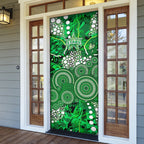 Melbourne Stars Door Cover Graffiti Urban Aboriginal Dot Abstract Design