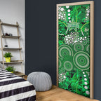 Melbourne Stars Door Cover Graffiti Urban Aboriginal Dot Abstract Design