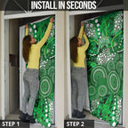 Melbourne Stars Door Cover Graffiti Urban Aboriginal Dot Abstract Design