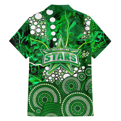 Melbourne Stars Family Matching Summer Maxi Dress and Hawaiian Shirt Graffiti Urban Aboriginal Dot Abstract Design