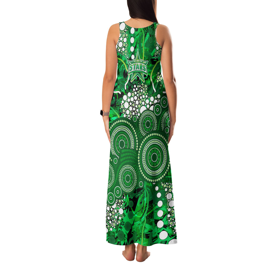 Melbourne Stars Family Matching Tank Maxi Dress and Hawaiian Shirt Graffiti Urban Aboriginal Dot Abstract Design