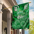 Melbourne Stars Garden Flag Graffiti Urban Aboriginal Dot Abstract Design