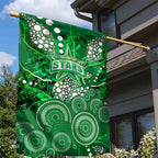 Melbourne Stars Garden Flag Graffiti Urban Aboriginal Dot Abstract Design
