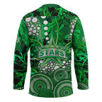 Melbourne Stars Hockey Jersey Graffiti Urban Aboriginal Dot Abstract Design