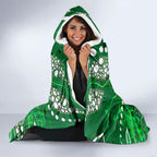 Melbourne Stars Hooded Blanket Graffiti Urban Aboriginal Dot Abstract Design