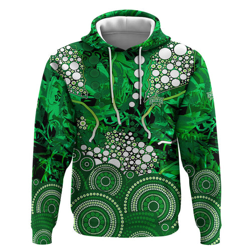 Melbourne Stars Hoodie Graffiti Urban Aboriginal Dot Abstract Design