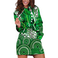 Melbourne Stars Hoodie Dress Graffiti Urban Aboriginal Dot Abstract Design