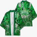 Melbourne Stars Kimono Graffiti Urban Aboriginal Dot Abstract Design