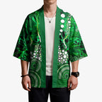 Melbourne Stars Kimono Graffiti Urban Aboriginal Dot Abstract Design