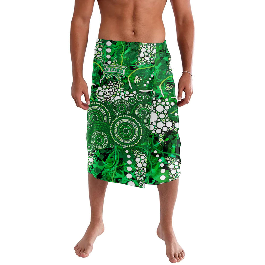 Melbourne Stars Lavalava Graffiti Urban Aboriginal Dot Abstract Design