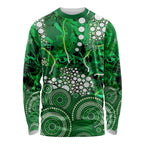 Melbourne Stars Long Sleeve Shirt Graffiti Urban Aboriginal Dot Abstract Design