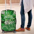 Melbourne Stars Luggage Cover Graffiti Urban Aboriginal Dot Abstract Design