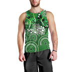 Melbourne Stars Men Tank Top Graffiti Urban Aboriginal Dot Abstract Design