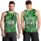 Melbourne Stars Men Tank Top Graffiti Urban Aboriginal Dot Abstract Design