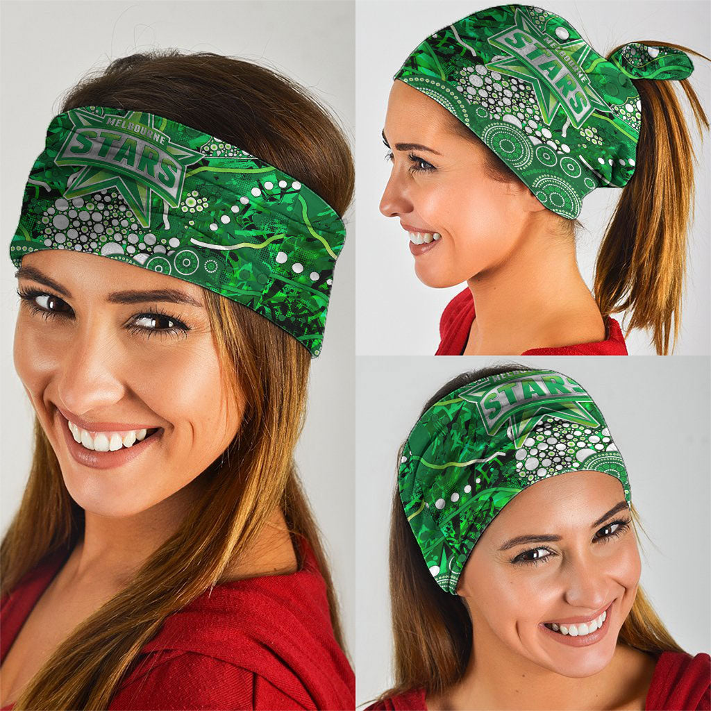 Melbourne Stars Neck Gaiter Graffiti Urban Aboriginal Dot Abstract Design
