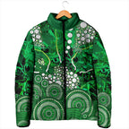 Melbourne Stars Padded Jacket Graffiti Urban Aboriginal Dot Abstract Design