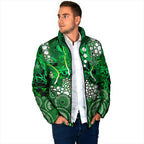 Melbourne Stars Padded Jacket Graffiti Urban Aboriginal Dot Abstract Design