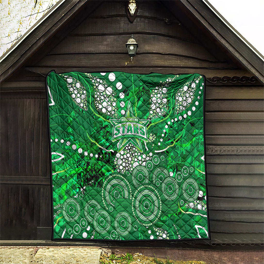 Melbourne Stars Quilt Graffiti Urban Aboriginal Dot Abstract Design