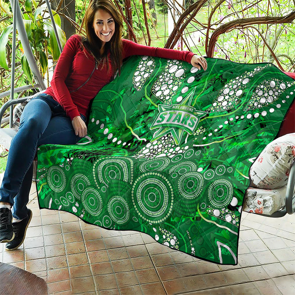 Melbourne Stars Quilt Graffiti Urban Aboriginal Dot Abstract Design