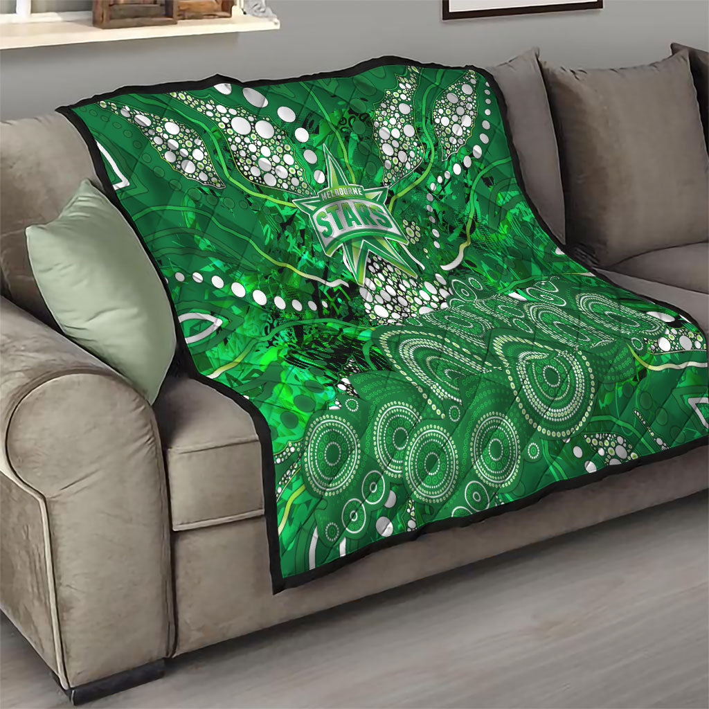 Melbourne Stars Quilt Graffiti Urban Aboriginal Dot Abstract Design