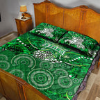 Melbourne Stars Quilt Bed Set Graffiti Urban Aboriginal Dot Abstract Design