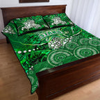 Melbourne Stars Quilt Bed Set Graffiti Urban Aboriginal Dot Abstract Design