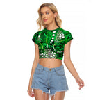 Melbourne Stars Raglan Cropped T Shirt Graffiti Urban Aboriginal Dot Abstract Design
