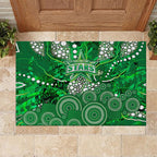 Melbourne Stars Rubber Doormat Graffiti Urban Aboriginal Dot Abstract Design