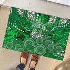 Melbourne Stars Rubber Doormat Graffiti Urban Aboriginal Dot Abstract Design