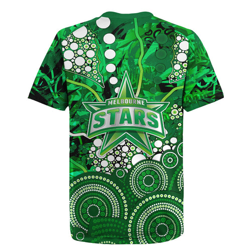 Melbourne Stars Rugby Jersey Graffiti Urban Aboriginal Dot Abstract Design