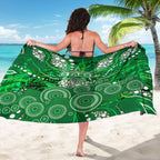 Melbourne Stars Sarong Graffiti Urban Aboriginal Dot Abstract Design