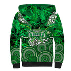 Melbourne Stars Sherpa Hoodie Graffiti Urban Aboriginal Dot Abstract Design