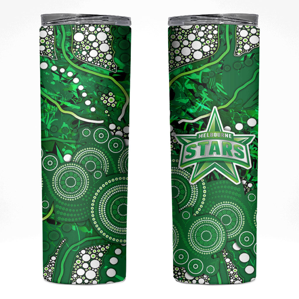 Melbourne Stars Skinny Tumbler Graffiti Urban Aboriginal Dot Abstract Design