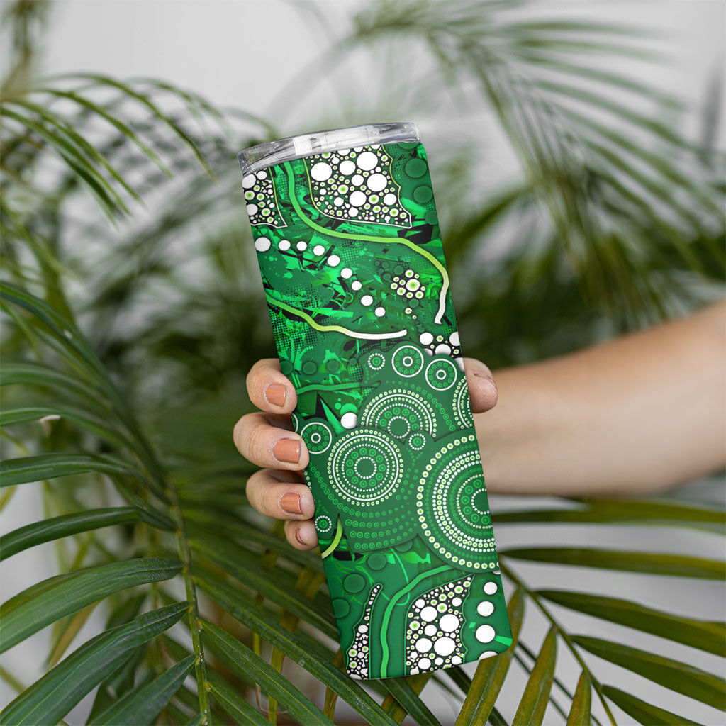 Melbourne Stars Skinny Tumbler Graffiti Urban Aboriginal Dot Abstract Design
