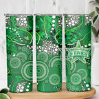 Melbourne Stars Skinny Tumbler Graffiti Urban Aboriginal Dot Abstract Design