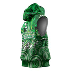 Melbourne Stars Sleeveless Hoodie Graffiti Urban Aboriginal Dot Abstract Design