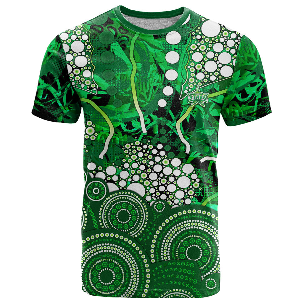 Melbourne Stars T Shirt Graffiti Urban Aboriginal Dot Abstract Design