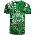 Melbourne Stars T Shirt Graffiti Urban Aboriginal Dot Abstract Design
