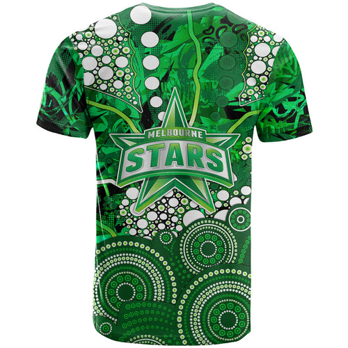 Melbourne Stars T Shirt Graffiti Urban Aboriginal Dot Abstract Design