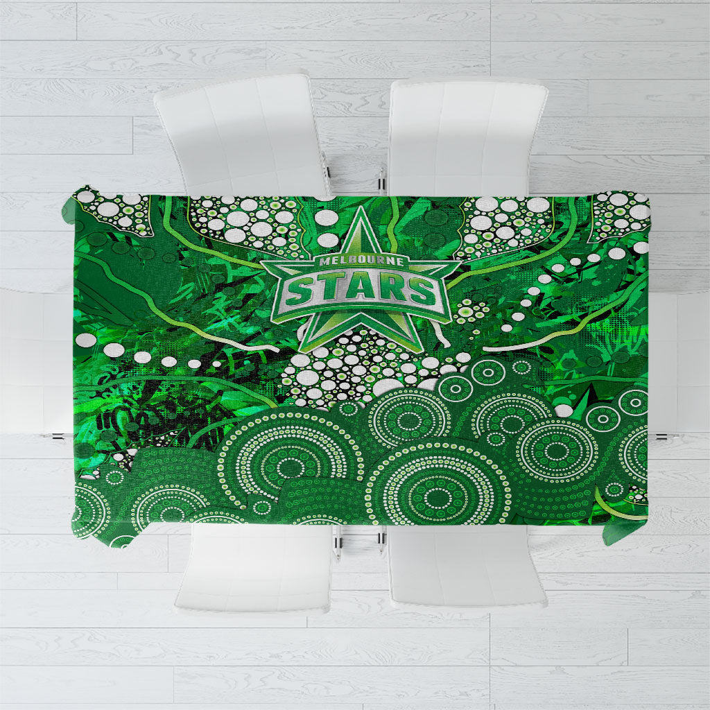 Melbourne Stars Tablecloth Graffiti Urban Aboriginal Dot Abstract Design
