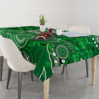 Melbourne Stars Tablecloth Graffiti Urban Aboriginal Dot Abstract Design