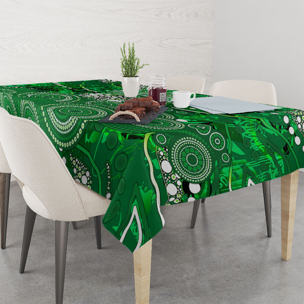 Melbourne Stars Tablecloth Graffiti Urban Aboriginal Dot Abstract Design