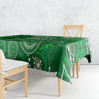 Melbourne Stars Tablecloth Graffiti Urban Aboriginal Dot Abstract Design